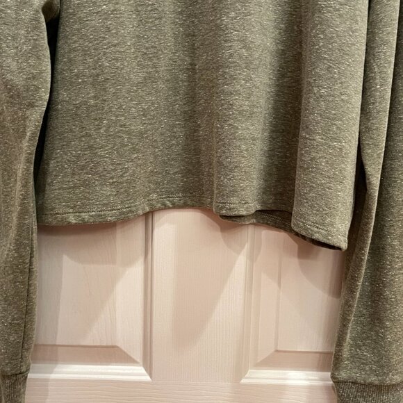 Honey And Sparkle Long Sleeve Crop Top Hunter Green Women's Size XL ~ NWT - Picture 6 of 10